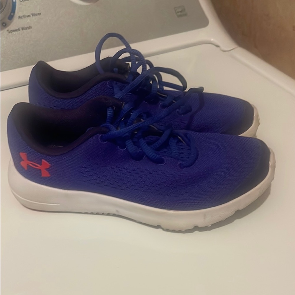 Under Armour Kids Blue Athletic Shoes